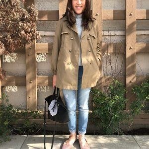LOFT Trench coat size SP